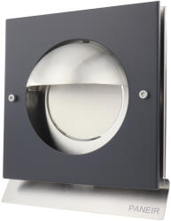 Kappa 100 BLACK rozsdamentes acélból készült szellőzőrács fedéllel és visszacsapó szeleppel, Ø 100 m (99360)