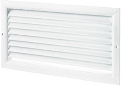 Dalap Szellőzőrács kiváló minőségű extrudált alumíniumból 300x150 mm, fehér (90373)