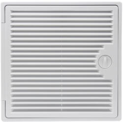 Dalap Műanyag szervízajtó szellőzőráccsal 250x250 mm (4705)