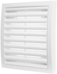 Dalap GP 150x150 RNI ASA műanyag szellőzőrács rovarhálóval, fehér (2025)