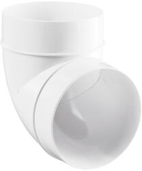 Dalap PVC 90° kerek könyökidom a csővezetékek irányváltoztatására Ø 125 mm (222)