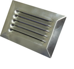 Dalap Rozsdamentes acélból készült szögletes szellőzőrács 110x55 mm