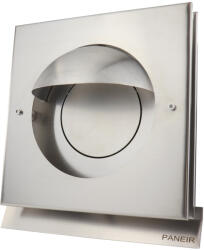 Kappa 125 INOX rozsdamentes acél szellőzőrács fedéllel és bűzzáró visszacsapó szeleppel, Ø 125 mm (99364)