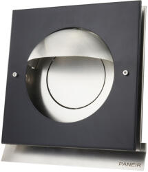 Kappa 125 BLACK rozsdamentes acél szellőzőrács fedéllel és bűzzáró visszacsapó szeleppel, Ø 125 mm (99361)