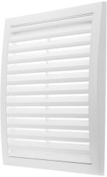 Dalap GP 200x200 RNI ASA műanyag szellőzőrács rovarhálóval, fehér (2027)