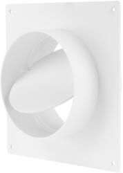 Dalap PVC telepítő keret csőtoldóval és visszacsapó szeleppel kerek légcsatornákba Ø 125 mm (2521)