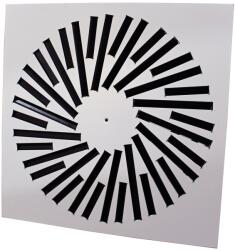 Dalap Négyzet alakú perdületes anemosztát AM 593x593 mm / 24 lamellás (80134)