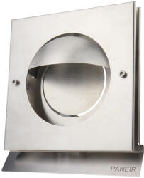 Kappa 100 INOX rozsdamentes acélból készült szellőzőrács fedéllel és visszacsapó szeleppel, Ø 100 mm (99363)