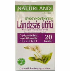 Naturland Lándzsás útifű tea - 20 filter - bio