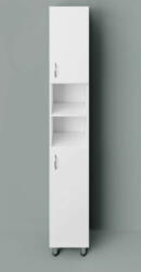 HBFürdőszobabútor HB Light 30 álló szekrény fehér 190×30 cm (LB30)