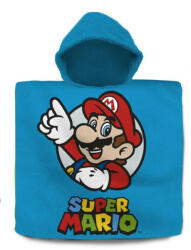  Super Mario strand törölköző poncsó 60x120 cm (EWA512NO) - gyerekagynemu
