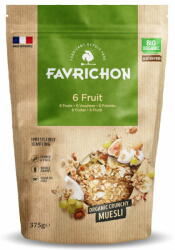 Favrichon Musli crocant BIO cu 6 fructe si nuci Favrichon 375 g