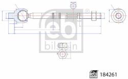 Febi Bilstein Bieleta de directie FEBI BILSTEIN 184261 (184261)