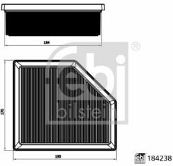 Febi Bilstein Filtru aer FEBI BILSTEIN 184238 (184238) - automobilus