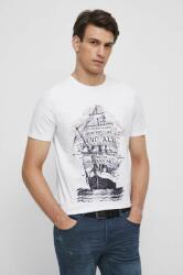 Medicine t-shirt fehér, férfi, nyomott mintás - fehér XXL - answear - 6 990 Ft