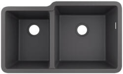 Hansgrohe Chiuveta compozit gri inchis Hansgrohe S51 SilicaTec 82x48.5 cm (43436290) Chiuveta
