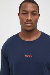 HUGO BOSS hosszú ujjú otthoni viseletre sötétkék, nyomott mintás - sötétkék S