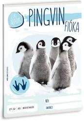Ars Una Pingvin fióka A/5 négyzetrácsos 32 lap (53631053)