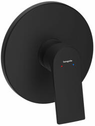 Hansgrohe Zebris zuhanycsaptelep falsík alatti szereléshez - iBox alaptesthez, matt fekete (72592670)