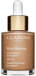 Clarins Skin Illusion Natural Hydrating Foundation makeup radiant cu hidratare SPF 15 culoare 113C Chestnut 30 ml