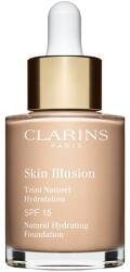 Clarins Skin Illusion Natural Hydrating Foundation makeup radiant cu hidratare SPF 15 culoare 102.5C Porcelain 30 ml