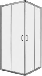 Radaway Premium Plus D Szögletes zuhanykabin, 100x90 cm, Easy Clean bevonat, Króm profil (30436-01-01N)