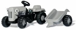 Rolly Toys Tractor cu pedale si remorca, rollyKid Little Grey Fergie, gri