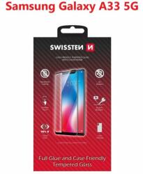 SWISSTEN Full Glue Samsung A336 Galaxy A33 5G 3D üvegfólia - fekete (54501818)
