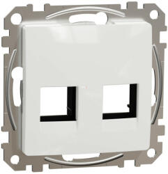 Schneider Electric Sedna Design & Elements - SDD111444C -2xRJ45 adapter, AMP, AMP-Tyco, MOLEX betétekhez, fehér (SDD111444C)