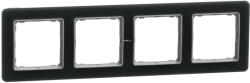 Schneider Electric Sedna Elements - SDD362804 -Négyes keret, univerzális, füstkvarc (SDD362804)