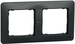 Schneider Electric Sedna Design antracit színű kettes keret, vízszintes és függőleges szerelésre, matt felület, SDD314802 (SDD314802)