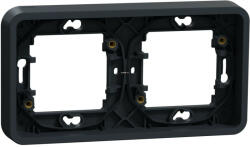 Schneider Electric Mureva Styl - MUR34101 -Kettes keret, vízszintes, antracitszürke (MUR34101)