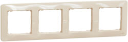 Schneider Electric Sedna Design - SDD312804 -Négyes keret, univerzális, bézs (SDD312804)