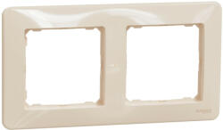 Schneider Electric Sedna Design - SDD312802 -Kettes keret, univerzális, bézs (SDD312802)