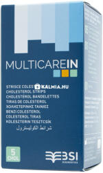 Multicare IN koleszterin tesztcsík 5 db