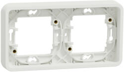 Schneider Electric Mureva Styl - MUR39101 -Kettes keret, vízszintes, polárfehér (MUR39101)