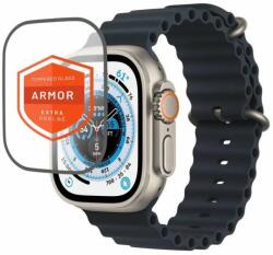FIXED Armor Apple Watch Ultra 49mm üvegfólia - fekete + applikátor (FIXGAW-1029)