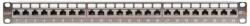 Nikomax STP patch panel cat. 6a 24 port 19" 1U árnyékolt (NMC-RP24SA2-1U-MT) (NMC-RP24SA2-1U-MT)