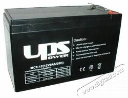  Zselés Akkumulátor Akku UPS Power 12V 9Ah T2 zselés akkumulátor 1 év garancia