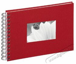 PAGNA 24x17cm fehér lapos spirálos piros fotóalbum