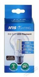 Iris Lighting Filament A Bulb E27 FLA60 8W/3000K/720lm LED fényforrás 3 év garancia