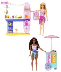 Mattel Barbie, Beach Time, set de 2 papusi si accesorii Papusa Barbie