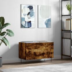 vidaXL füstös tölgyszínű szerelt fa hanglemezszekrény 74, 5x38x48 cm (831729)