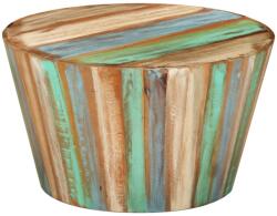 vidaXL tömör újrahasznosított fa dohányzóasztal Ø52 x 30 cm (353890) - vidaxl