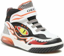 GEOX Sneakers Geox J Inek Boy J369CD 0FEFU C0422 M White/Orange