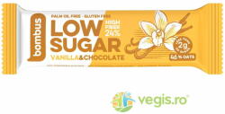 bombus Baton Proteic Low Sugar cu Vanilie si Ciocolata fara Gluten 40g