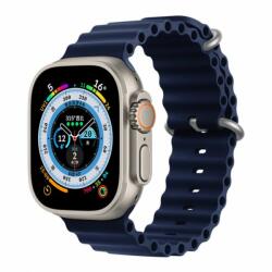 Endurance-sports Curea de silicon pentru Apple Watch - Albastru