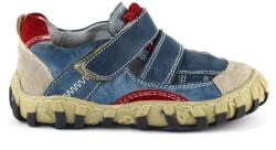 Zibra Pantofi de copii din piele naturala si talpa cusuta N87152-10-BLUE (N87152-10-BLUE)