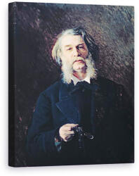 Norand Tablou Canvas - Ivan Nikolaevich Kramskoy - Portretul lui Dmitri Vasilievici Grigorovici 1822-99 (B170649)