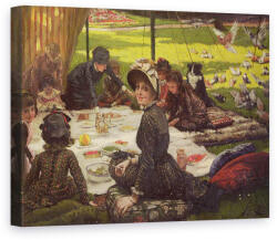 Norand Tablou Canvas - James Jacques Joseph Tissot - Picnicul Dejeuner sur lHerbe (B17817)